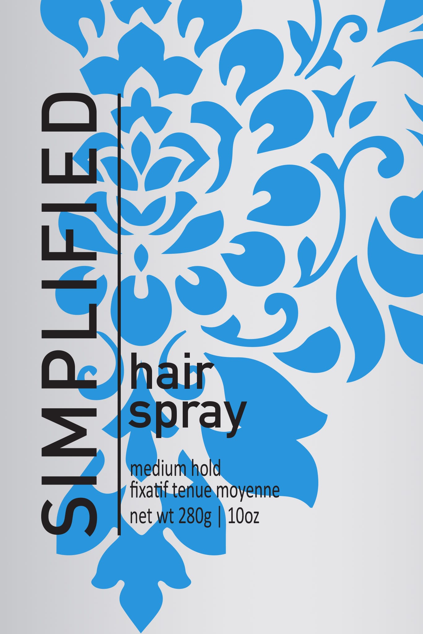 simplified hair shop hair spray medium hold