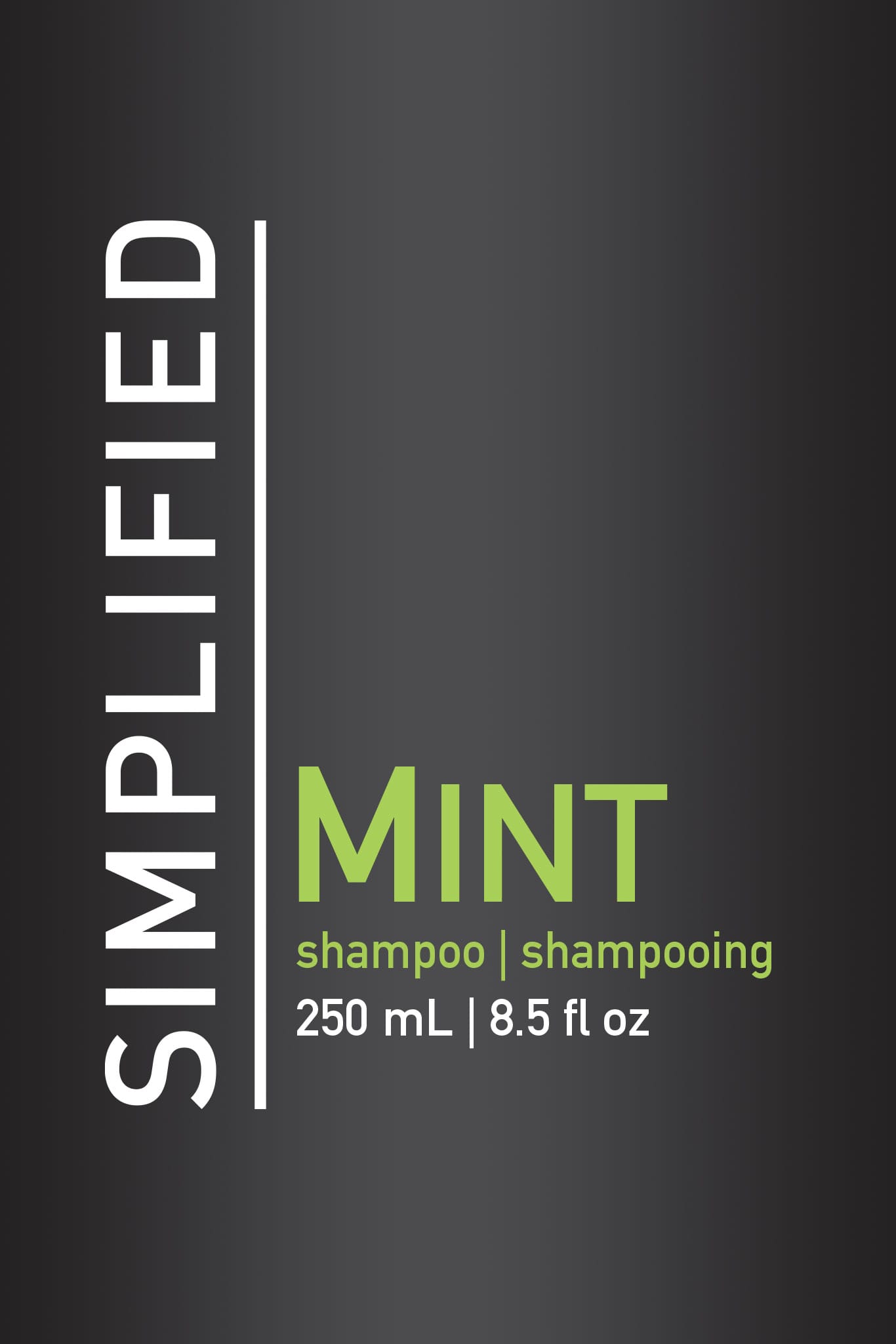 simplified hair shop mint shampoo hair care
