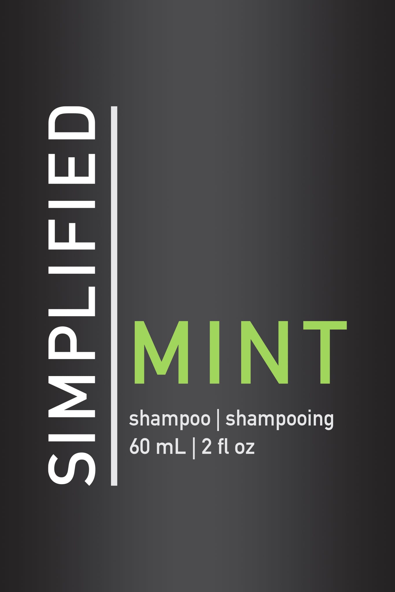 simplified hair shop mint shampoo hair care travel size